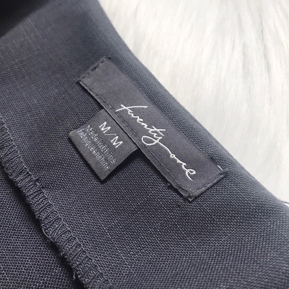 TWENTY ONE— Charcoal Pleated Dress - Picture 7 of 7